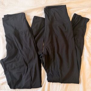 Amazon Black High-Waist Leggings for Women